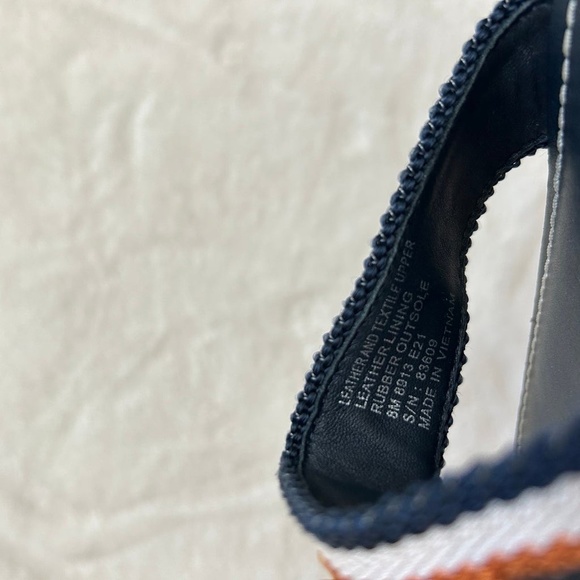 NWOB Tory Burch Shoes Tory Burch Mini Benton Navy Chain Band Sandal - Picture 7 of 8